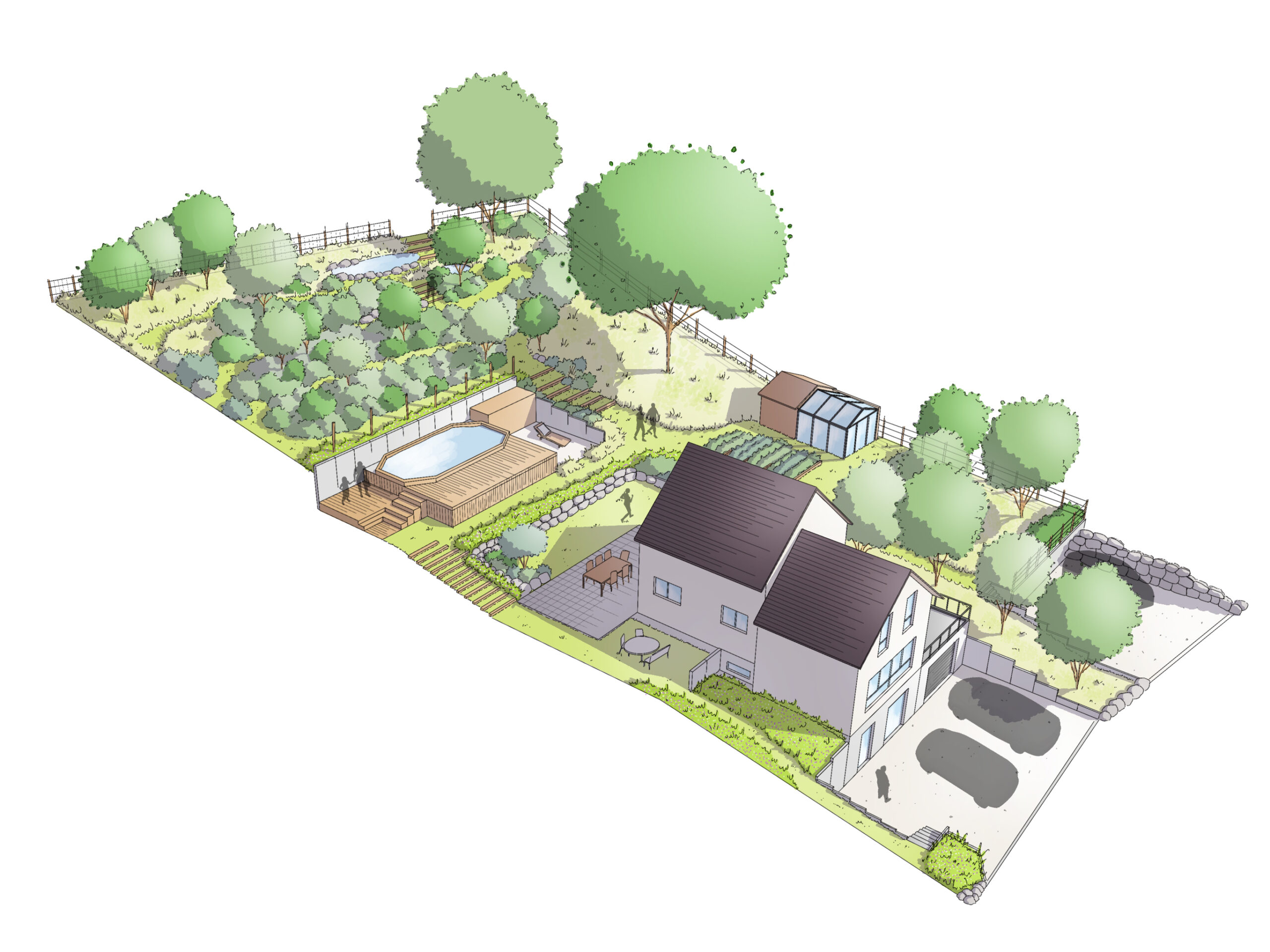 Axonométrie du projet